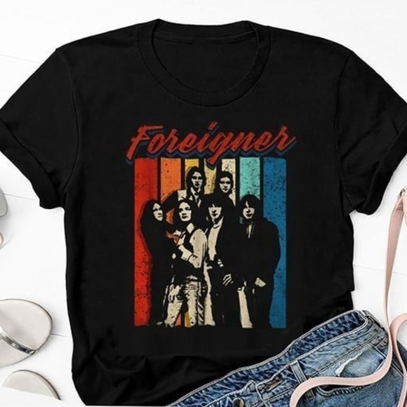 Jaci
H Other - Foreigner Band Tour 2023 Classic Rock Concert Fan Graphic T-Shirt